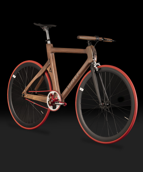 alfredo wooden bicycles combine italian craftsmanship with elegant design