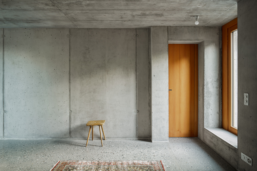 angela deuber architects designs a private house in thusis, switzerland designboom