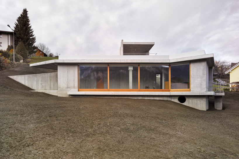 angela deuber architects designs a private house in thusis, switzerland designboom