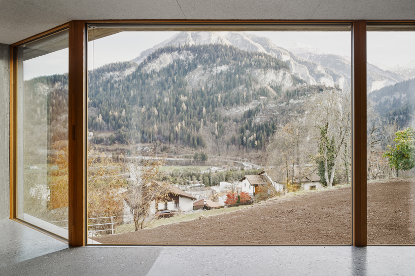 angela deuber architects designs a private house in thusis, switzerland designboom