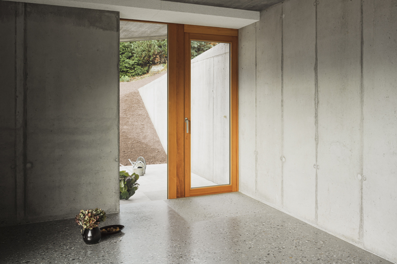 angela deuber architects designs a private house in thusis, switzerland designboom