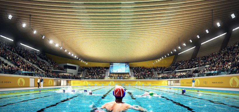 Ateliers234 VenhoevenCS Aquatics Centre Saint Denis Olympics 2024 Designboom 05 