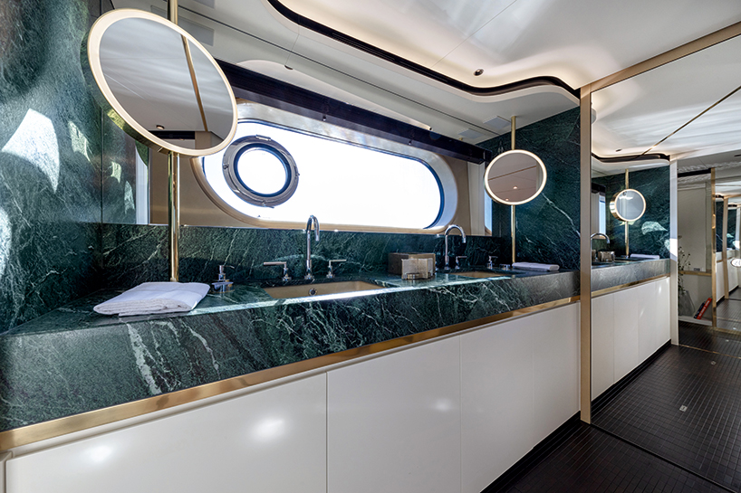 vincenzo de cotiis explores materiality onboard azimut yachts magellano 25 metri