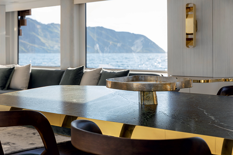 vincenzo de cotiis explores materiality onboard azimut yachts magellano 25 metri