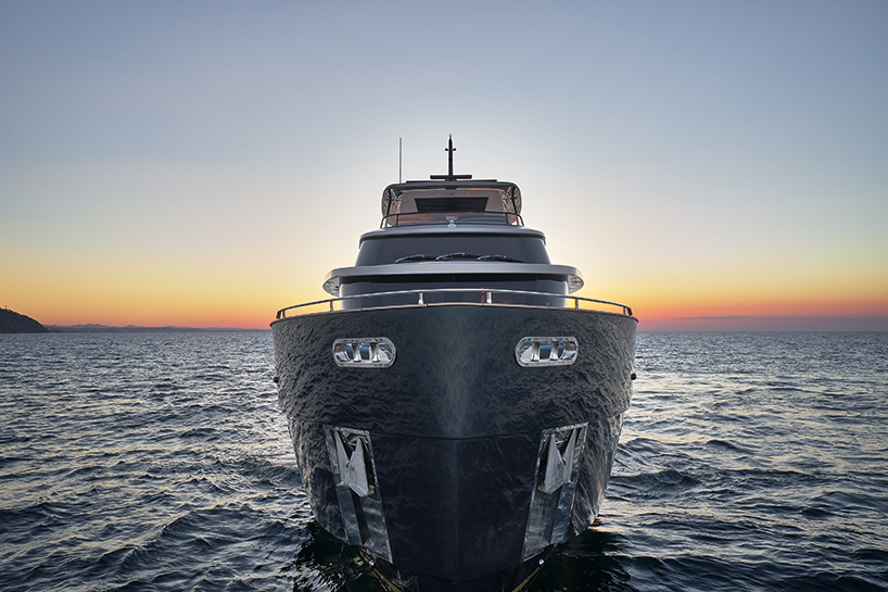 vincenzo de cotiis explores materiality onboard azimut yachts magellano 25 metri