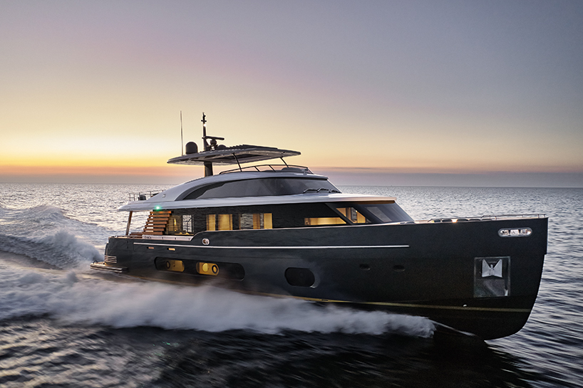 vincenzo de cotiis explores materiality onboard azimut yachts magellano 25 metri