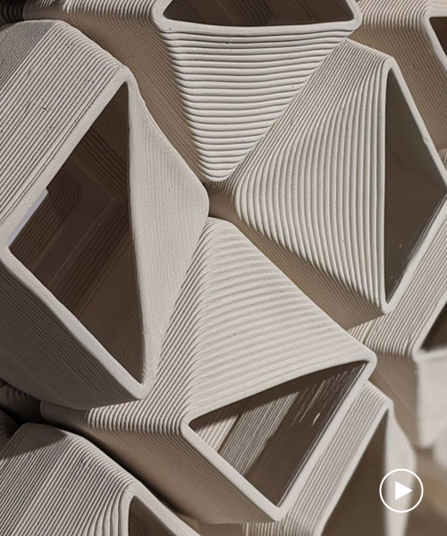 bat el hirsh 3D prints stackable earthenware to build a natural cooling system