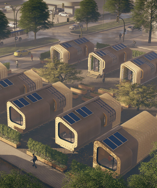 'shifting nests' by bla design group are sustainable, prefab micro-homes for unaffordable cities
