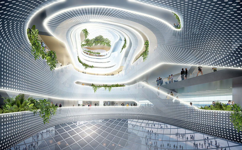 büro ole scheeren reveals the 'shenzhen wave', ZTE's new HQ