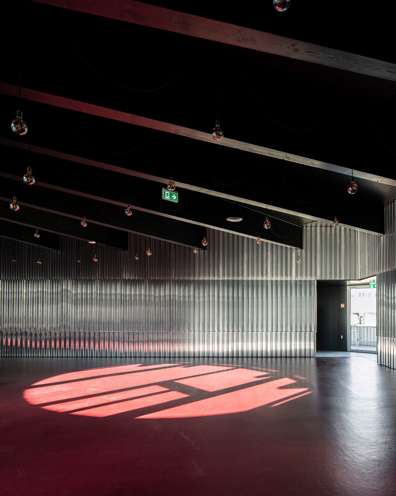 interior view of the pavilion's main space