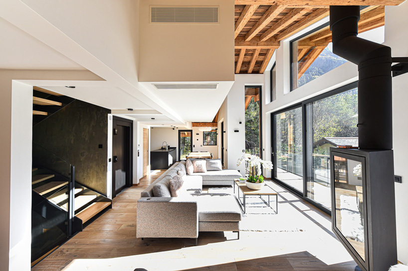 interior view of the living room area