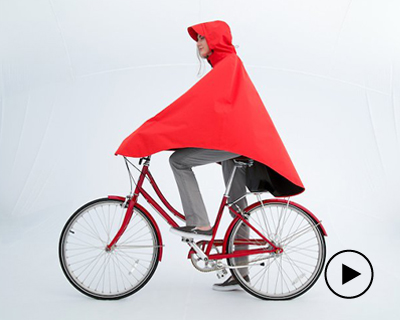 cleverhood debuts new bike-ready rain cape made from PFC free materials