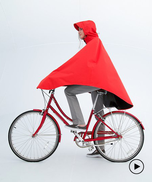 cleverhood debuts new bike-ready rain cape made from PFC free materials