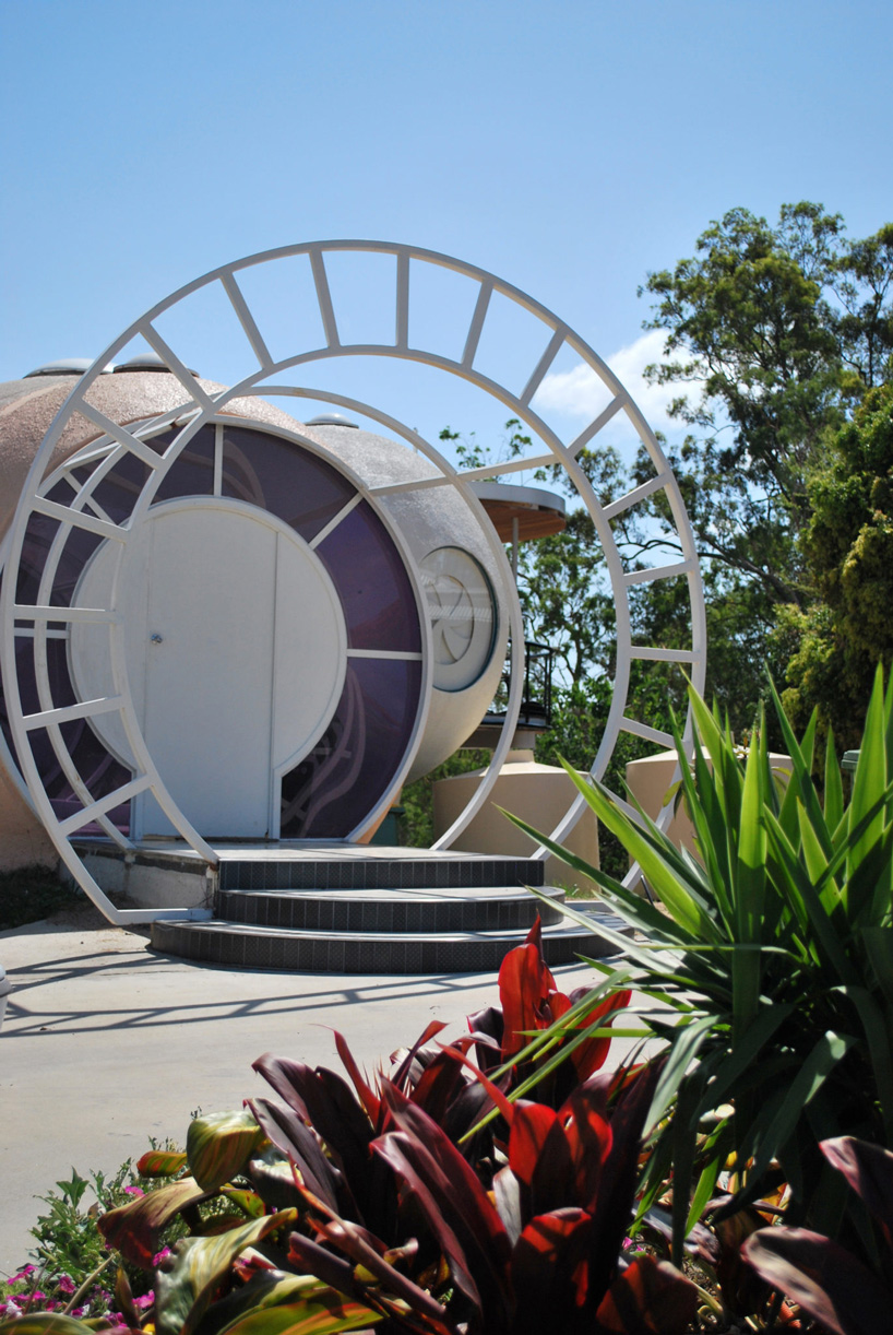one-of-a-kind concrete bubble house in australia is currently for sale
