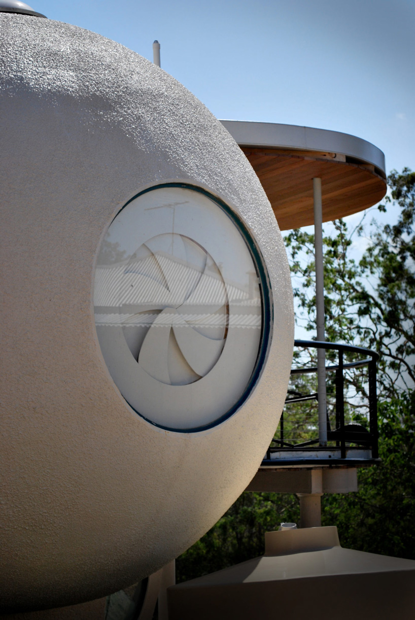 one-of-a-kind concrete bubble house in australia is currently for sale