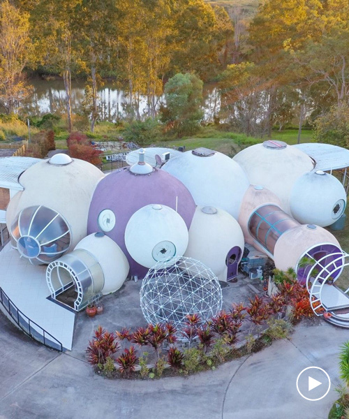 one-of-a-kind concrete bubble house in australia is currently for sale