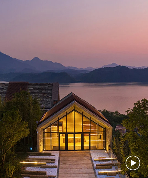 conrad hangzhou tonglu is a luxury hillside resort overlooking tianxi lake in china