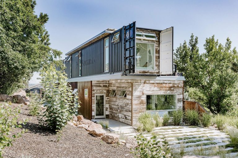 this netzero shipping container home in colorado is up for sale for