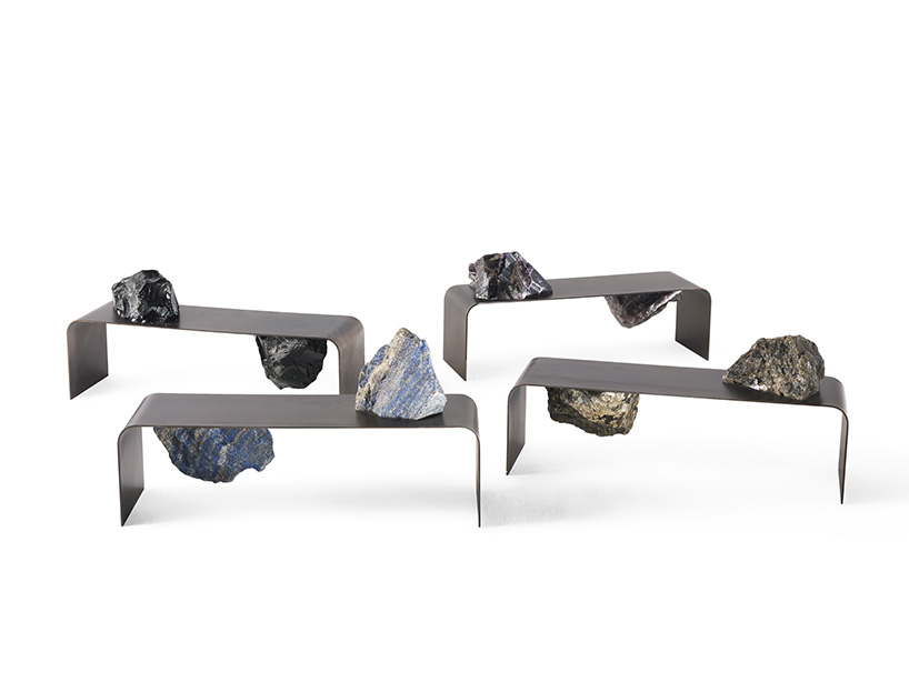 CTRLZAK composes 'agment' functional sculptures using minerals and iron for JCP universe