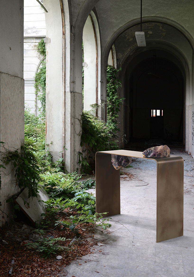 CTRLZAK composes 'agment' functional sculptures using minerals and iron for JCP UNIVERSE
