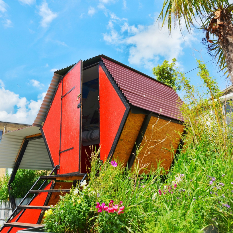 rotterdam's culture campsite lets you sleep in quirky cabins made of upcycled materials