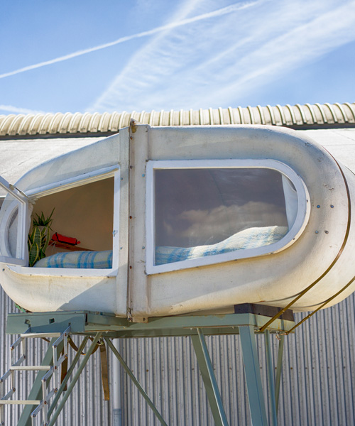 rotterdam's culture campsite lets you sleep in quirky cabins made of upcycled materials