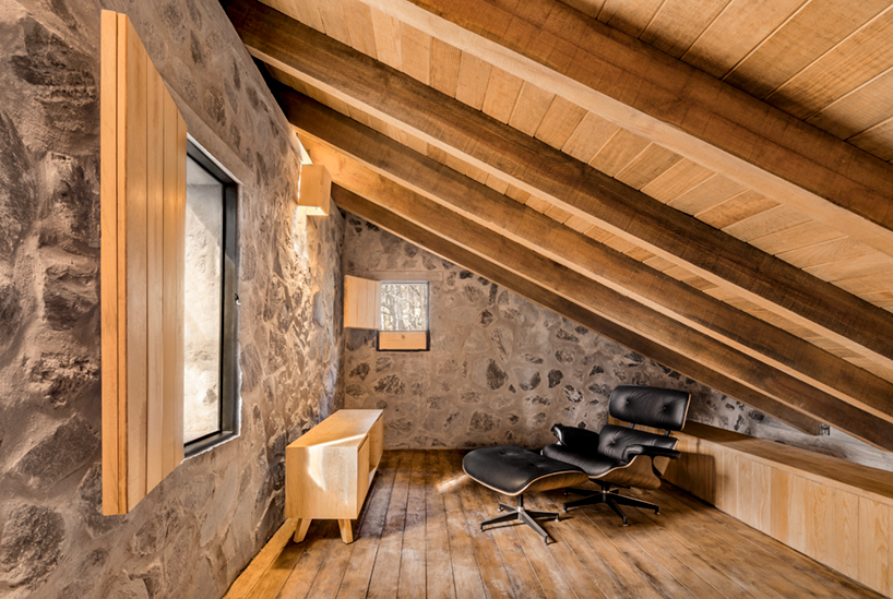 COA arquitectura's cozy stone DSA dwellings are huddled among the woods of jalisco