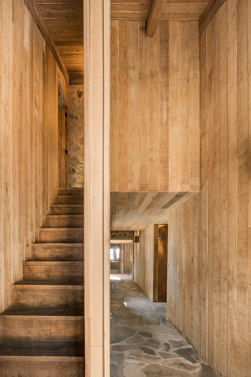 COA arquitectura's cozy stone DSA dwellings are huddled among the woods of jalisco