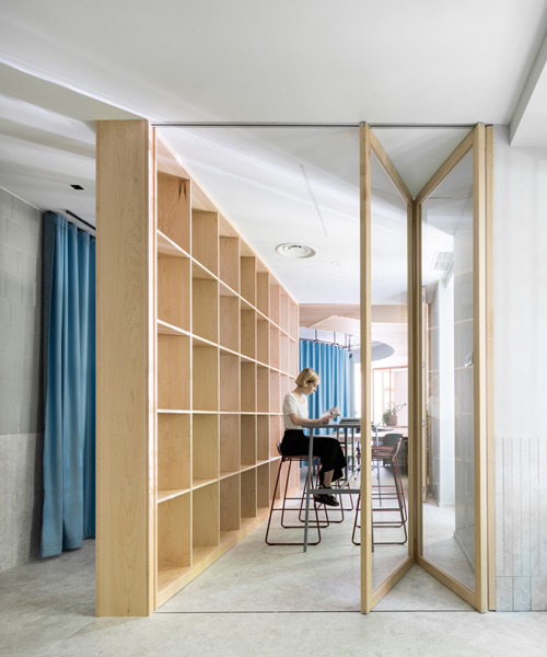 ENORME studio uses movable partitions to create a flexible workspace in madrid