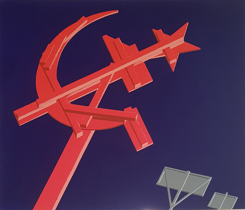 enzo mari: falce e martello (sickle and hammer) at galleria milano