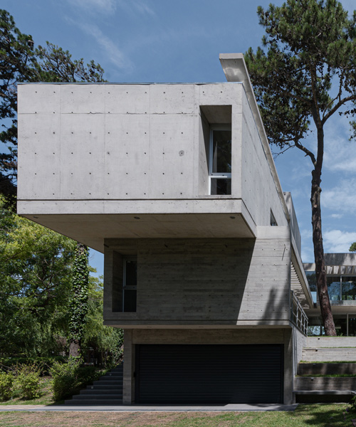 estudio galera's 'casa jacaranda' is a cluster of growing and expanding concrete boxes