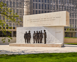 frank gehry-designed eisenhower memorial opens in washington DC