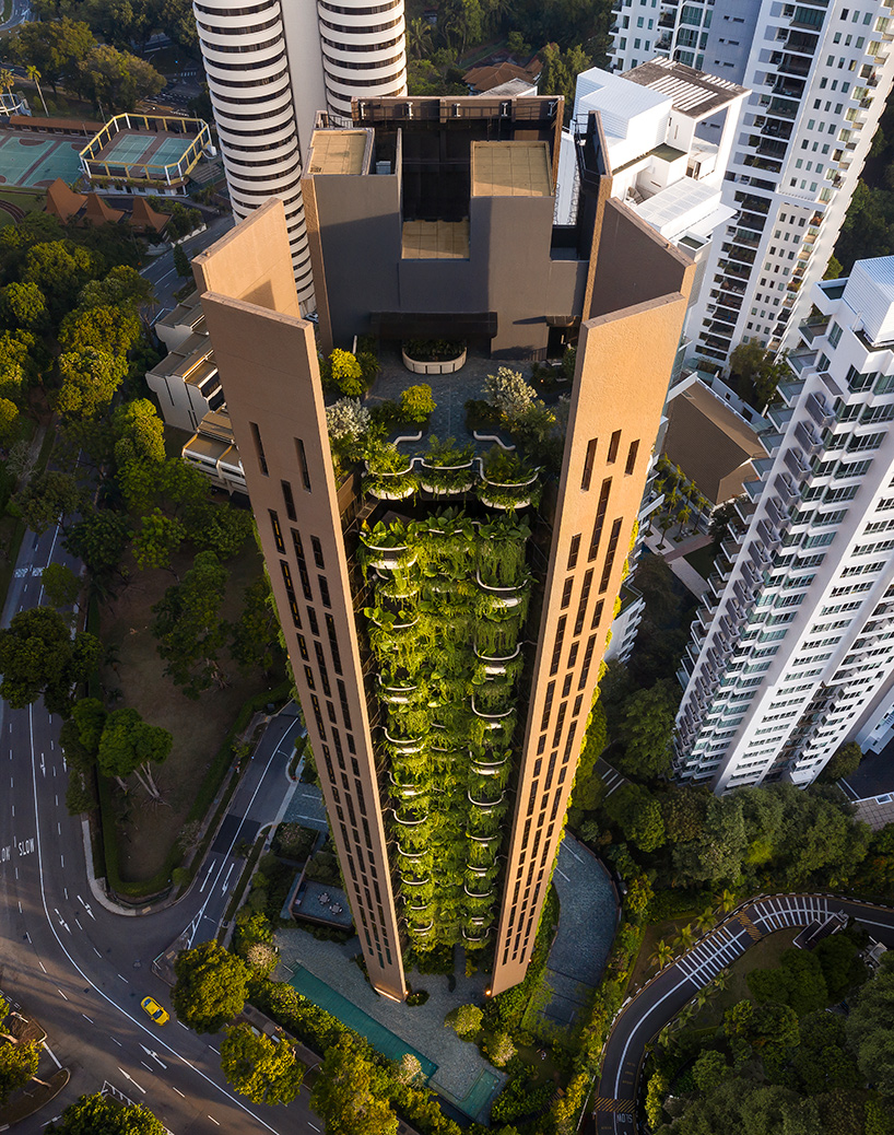 heatherwick studio completes 'EDEN' tower in singapore