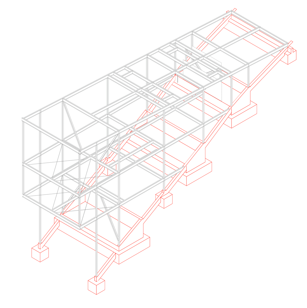 hsu-rudolphy arquitectos embeds 'slope house' into the banks of chile's rapel lake