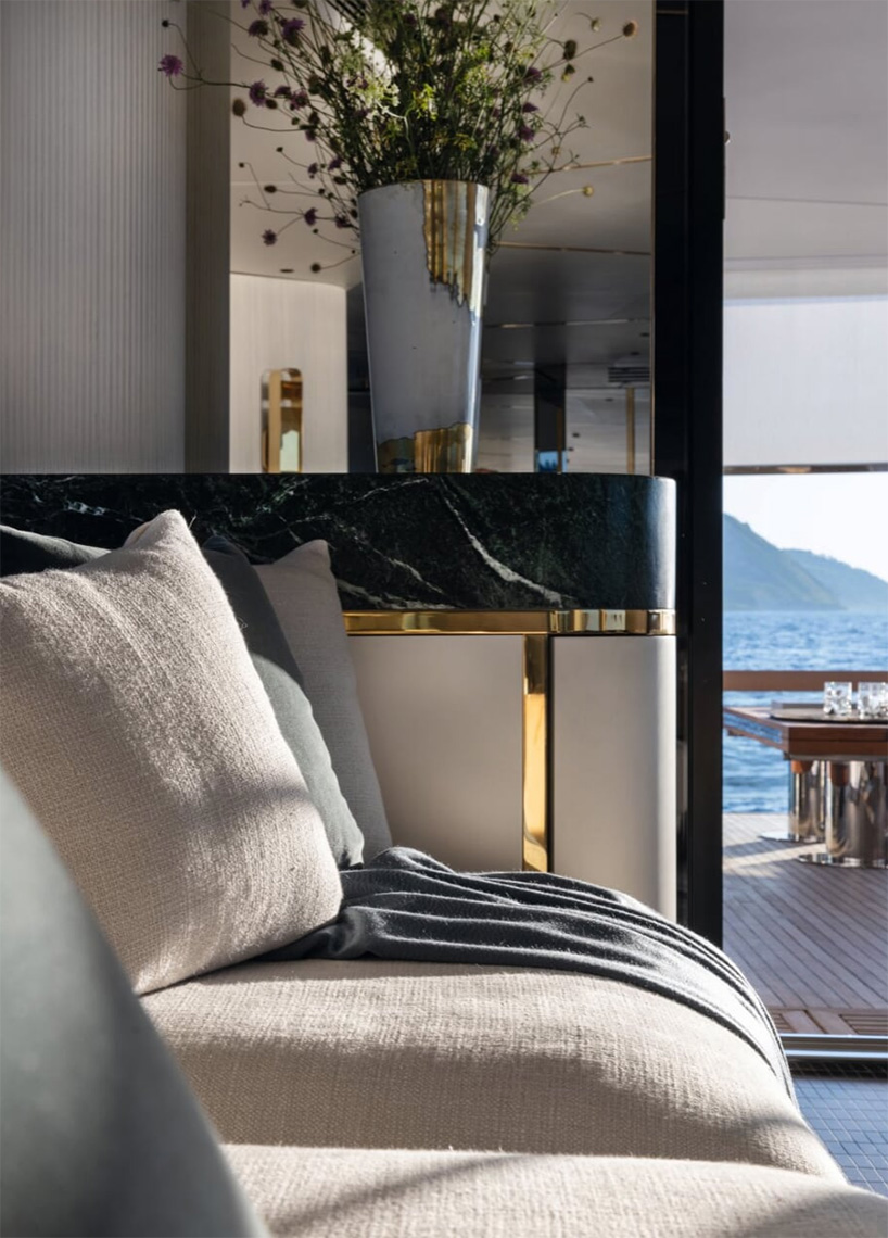 vincenzo de cotiis explores materiality onboard azimut yachts magellano 25 metri
