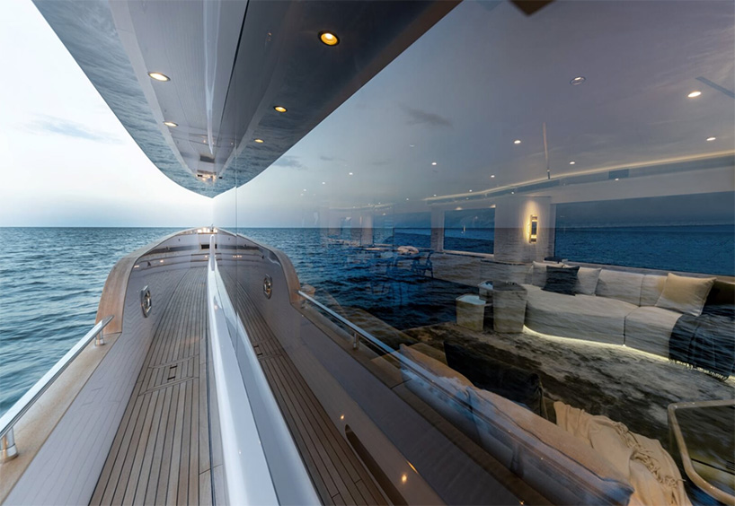 vincenzo de cotiis explores materiality onboard azimut yachts magellano 25 metri