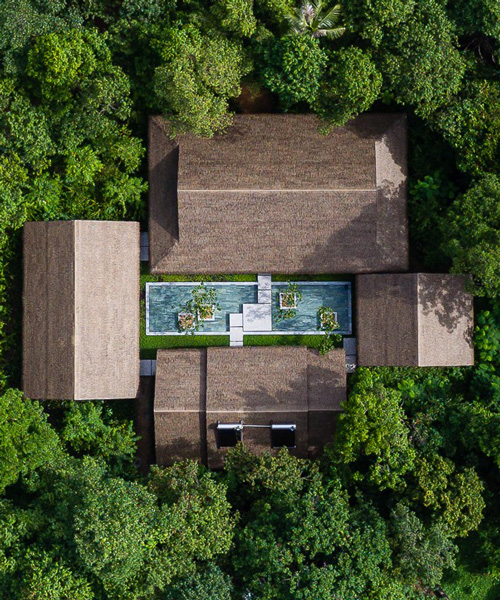mango bay resort's rammed earth spa by P.I architects is tucked away in a vietnamese forest