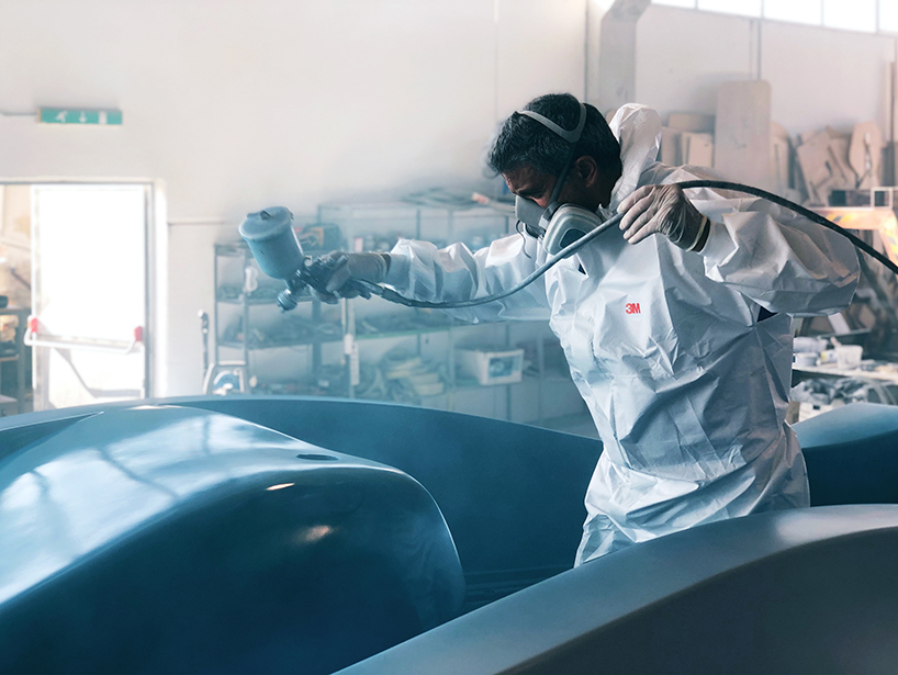 world's first 3D-printed fiberglass boat debuts at genoa boat show