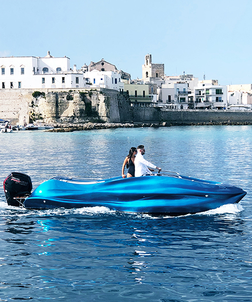 world's first 3D-printed fiberglass boat debuts at genoa boat show
