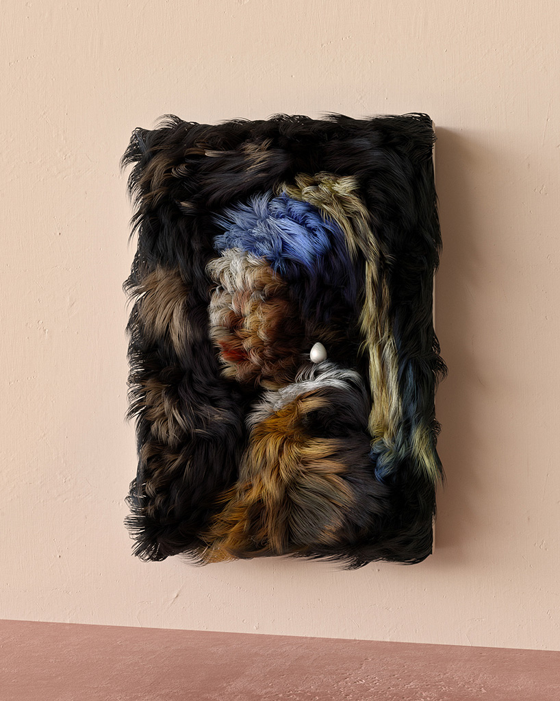 digital artist murat yıldırım gives famous artworks a furry makeover