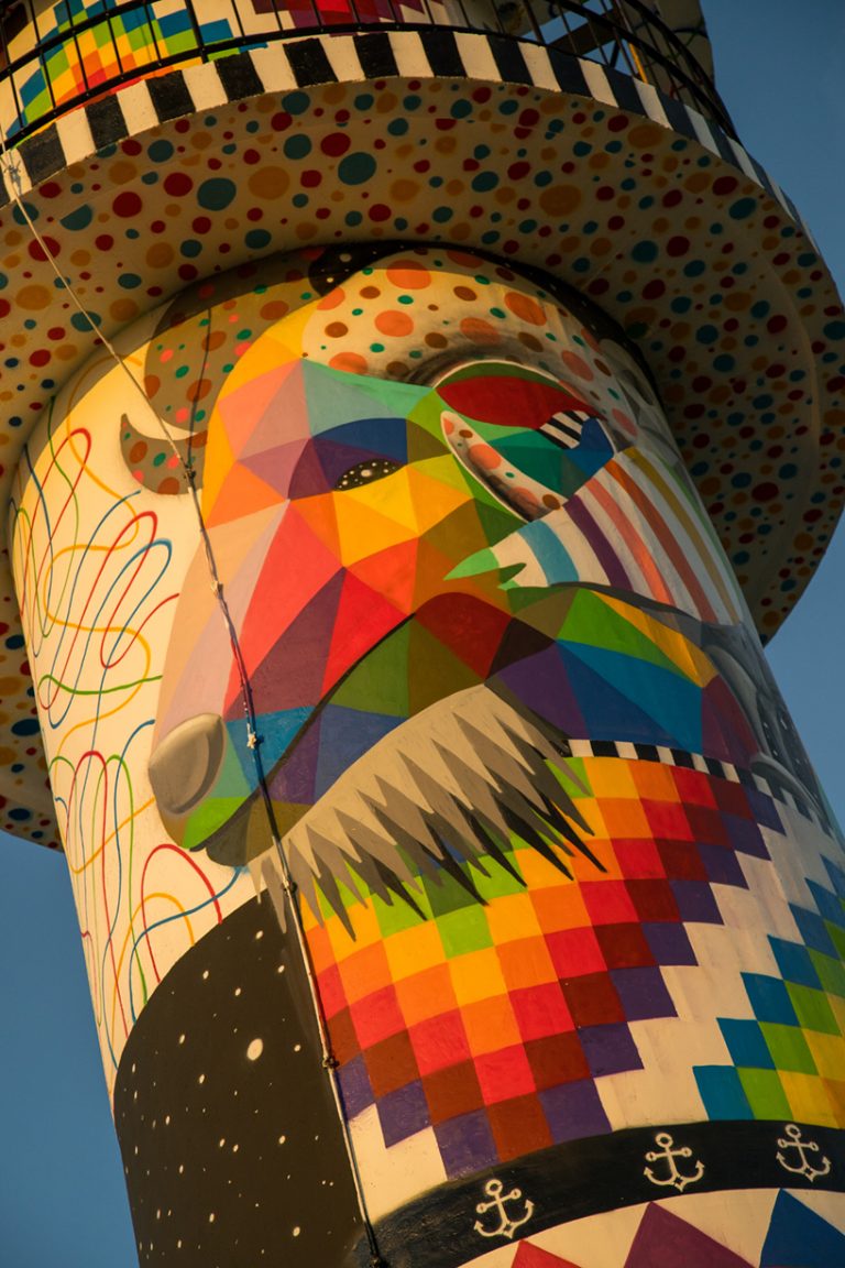 Faro Lighthouse Undergoes A Vibrant Transformation By Okuda San Miguel