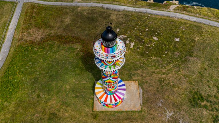 Faro Lighthouse Undergoes A Vibrant Transformation By Okuda San Miguel