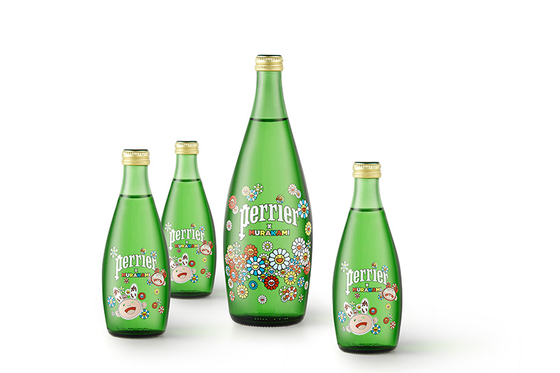 takashi murakami interview on his new collaboration with perrier featuring  original artwork