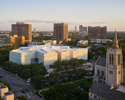 steven holl-designed 'kinder building' for the museum of fine arts, houston prepares to open
