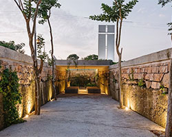 underground chapel in mexico by cabrera arqs welcomes people of different religious backgrounds