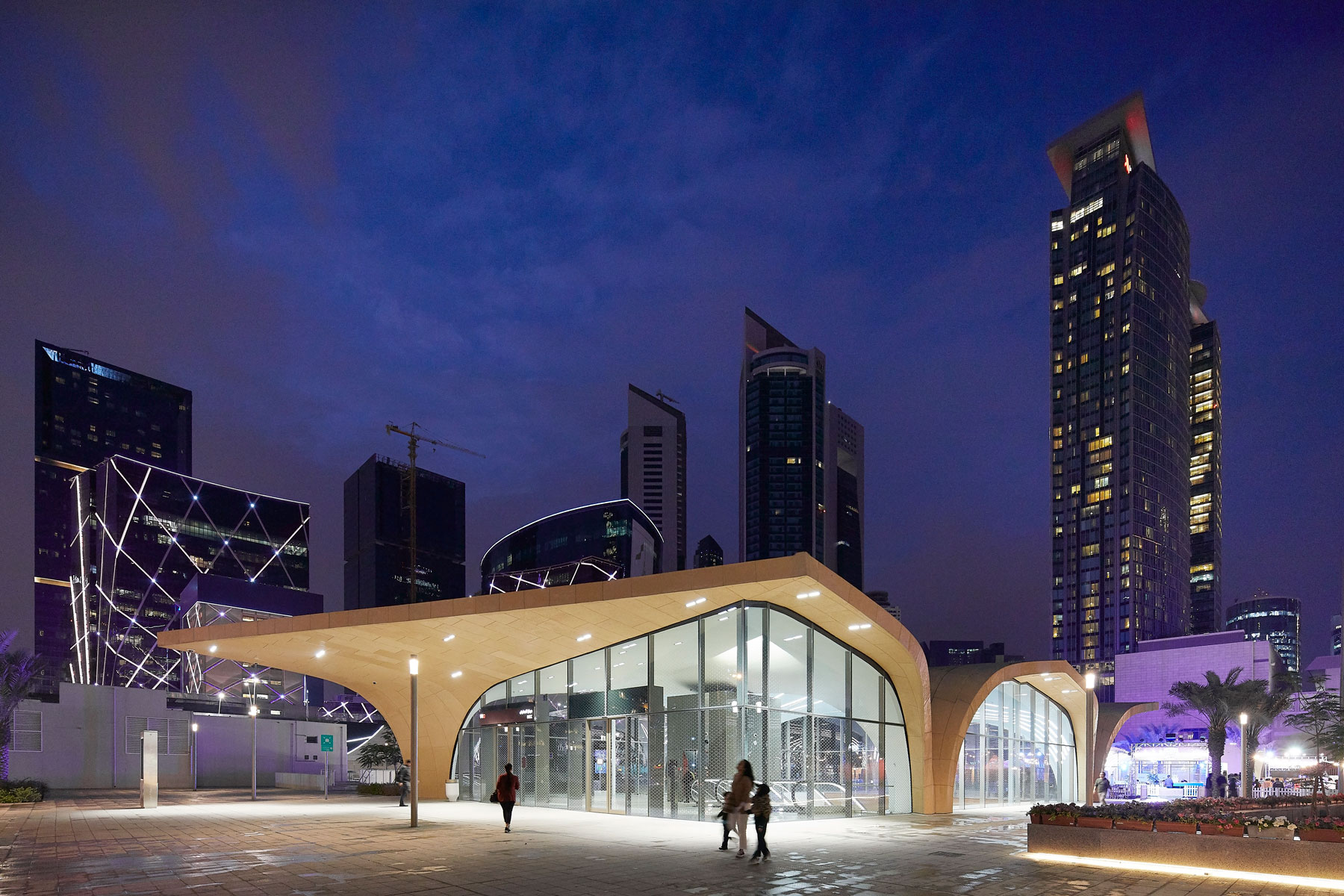 UNStudio completes the first 37 stations of doha's new driverless metro