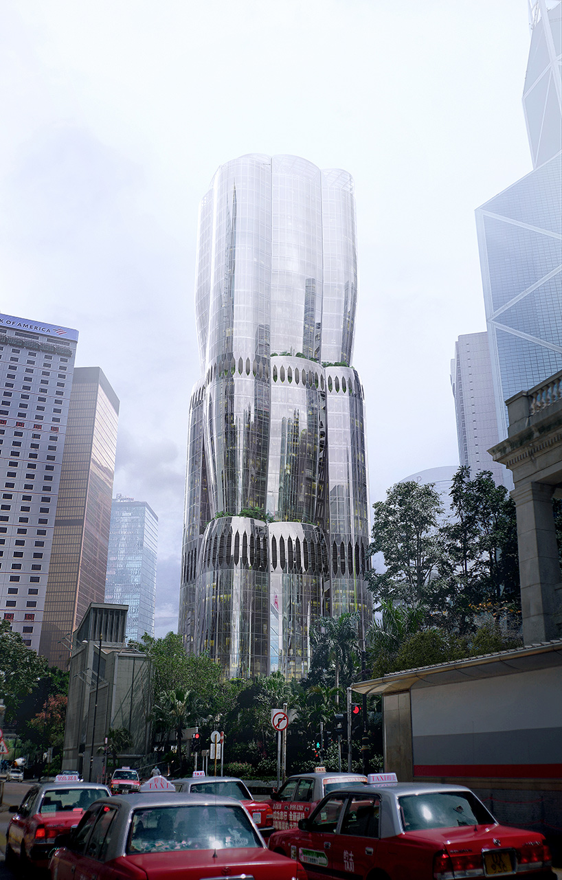 zaha hadid architects reinterprets hong kong orchid tree for '2 murray road' tower