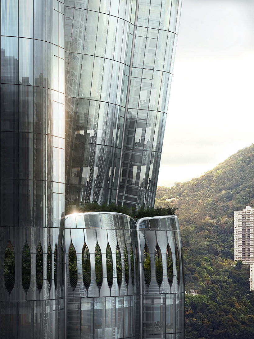 zaha hadid architects reinterprets hong kong orchid tree for '2 murray road' tower