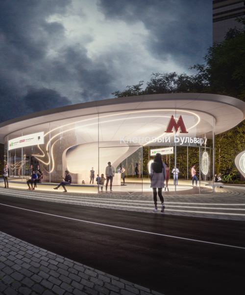 zaha hadid architects wins competition to build moscow's klenoviy boulevard 2 metro station