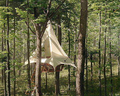 have a treehouse or a villa full of them with O2 treehouse's treewalkers
